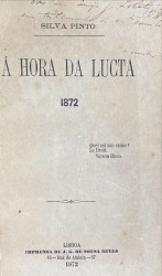A HORA DA LUCTA. 1872.